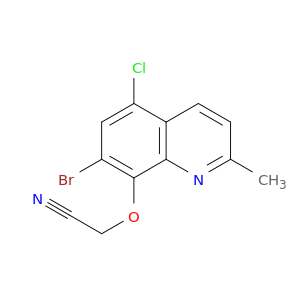Acetonitrile, [(7-bromo-5-chloro-2-methyl-8-quinolinyl)oxy]-