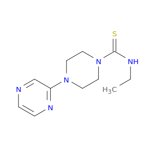 1-Piperazinecarbothioamide, N-ethyl-4-pyrazinyl-