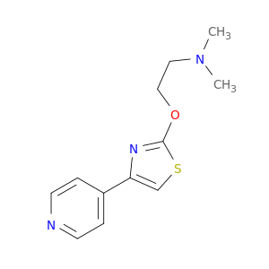 Ethanamine, N,N-dimethyl-2-[[4-(4-pyridinyl)-2-thiazolyl]oxy]-
