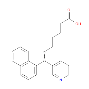 6-Heptenoic acid, 7-(1-naphthalenyl)-7-(3-pyridinyl)-