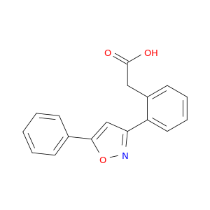 Benzeneacetic acid, 2-(5-phenyl-3-isoxazolyl)-