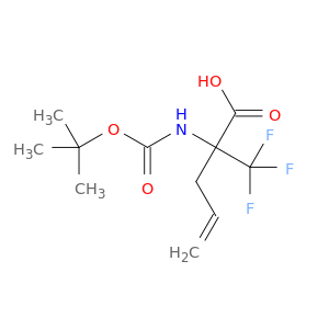 2-[(2-methylpropan-2-yl)oxycarbonylamino]-2-(trifluoromethyl)pent-4-enoic acid