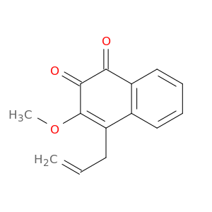 1,2-Naphthalenedione, 3-methoxy-4-(2-propenyl)-