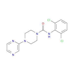 1-Piperazinecarboxamide, N-(2,6-dichlorophenyl)-4-pyrazinyl-