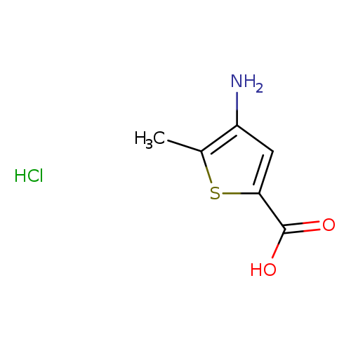 2-Thiophenecarboxylic acid, 4-amino-5-methyl-, hydrochloride
