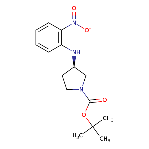 (R)-3-(2-硝基-苯基氨基)-吡咯烷-1-羧酸叔丁基酯