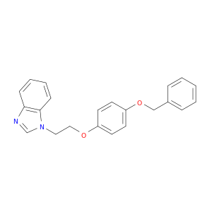 1H-Benzimidazole, 1-[2-[4-(phenylmethoxy)phenoxy]ethyl]-
