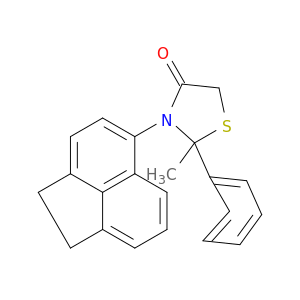 4-Thiazolidinone, 3-(1,2-dihydro-5-acenaphthylenyl)-2-methyl-2-phenyl-