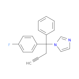 1H-Imidazole, 1-[1-(4-fluorophenyl)-1-phenyl-3-butynyl]-