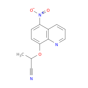 Propanenitrile, 2-[(5-nitro-8-quinolinyl)oxy]-