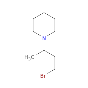 Piperidine, 1-(3-bromo-1-methylpropyl)-