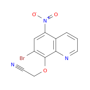 Acetonitrile, [(7-bromo-5-nitro-8-quinolinyl)oxy]-