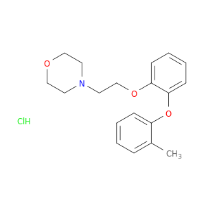 Morpholine,4-[2-[2-(2-methylphenoxy)phenoxy]ethyl]-, hydrochloride (1:1)