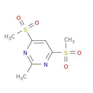 Pyrimidine, 2-methyl-4,6-bis(methylsulfonyl)-