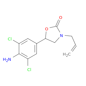 2-Oxazolidinone, 5-(4-amino-3,5-dichlorophenyl)-3-(2-propenyl)-