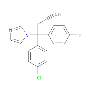 1H-Imidazole, 1-[1-(4-chlorophenyl)-1-(4-fluorophenyl)-3-butynyl]-