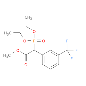 methyl 2-diethoxyphosphoryl-2-[3-(trifluoromethyl)phenyl]acetate