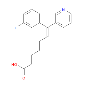 6-Heptenoic acid, 7-(3-fluorophenyl)-7-(3-pyridinyl)-, (E)-