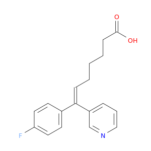 6-Heptenoic acid, 7-(4-fluorophenyl)-7-(3-pyridinyl)-, (Z)-