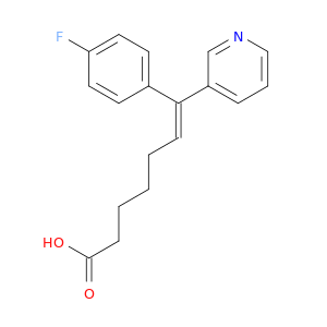 6-Heptenoic acid, 7-(4-fluorophenyl)-7-(3-pyridinyl)-, (E)-