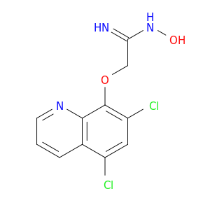 Ethanimidamide, 2-[(5,7-dichloro-8-quinolinyl)oxy]-N-hydroxy-