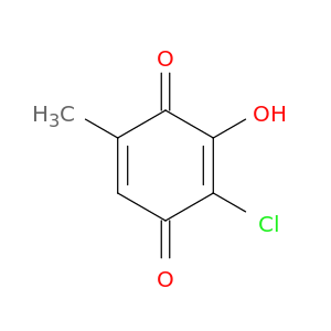 2,5-Cyclohexadiene-1,4-dione, 2-chloro-3-hydroxy-5-methyl-
