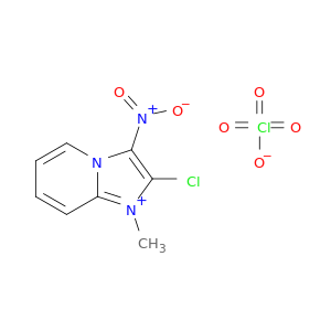 Imidazo[1,2-a]pyridinium, 2-chloro-1-methyl-3-nitro-, perchlorate
