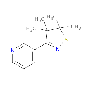 Pyridine, 3-(4,5-dihydro-4,4,5,5-tetramethyl-3-isothiazolyl)-