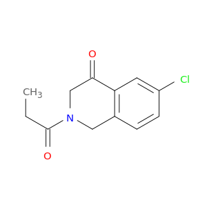 4(1H)-Isoquinolinone, 6-chloro-2,3-dihydro-2-(1-oxopropyl)-