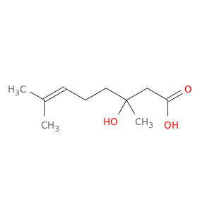 6-Octenoic acid, 3-hydroxy-3,7-dimethyl-