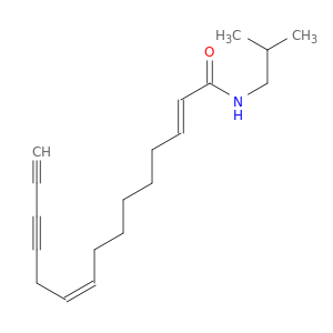 2,9-Pentadecadiene-12,14-diynamide, N-(2-methylpropyl)-, (2E,9Z)-