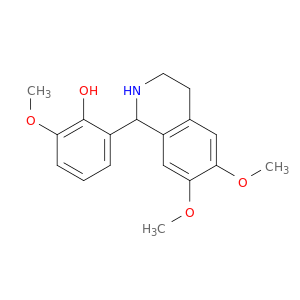 Phenol, 2-methoxy-6-(1,2,3,4-tetrahydro-6,7-dimethoxy-1-isoquinolinyl)-