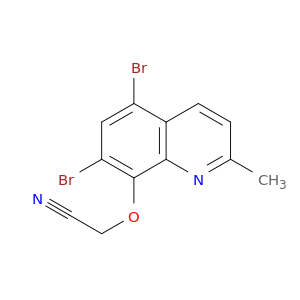 Acetonitrile, [(5,7-dibromo-2-methyl-8-quinolinyl)oxy]-