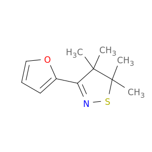 Isothiazole, 3-(2-furanyl)-4,5-dihydro-4,4,5,5-tetramethyl-