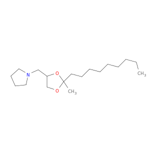 Pyrrolidine, 1-[(2-methyl-2-nonyl-1,3-dioxolan-4-yl)methyl]-