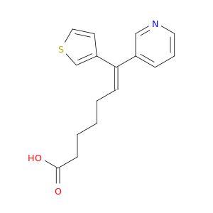 6-Heptenoic acid, 7-(3-pyridinyl)-7-(3-thienyl)-, (Z)-