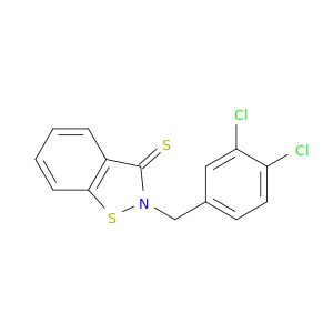 1,2-Benzisothiazole-3(2H)-thione, 2-[(3,4-dichlorophenyl)methyl]-