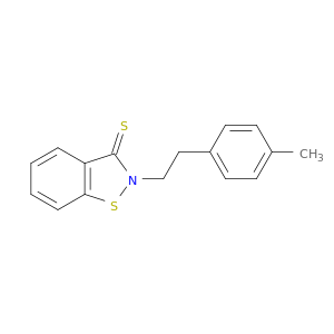 1,2-Benzisothiazole-3(2H)-thione, 2-[2-(4-methylphenyl)ethyl]-