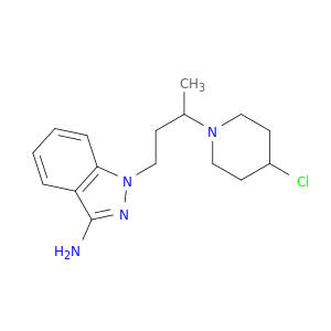 1H-Indazol-3-amine, 1-[3-(4-chloro-1-piperidinyl)butyl]-