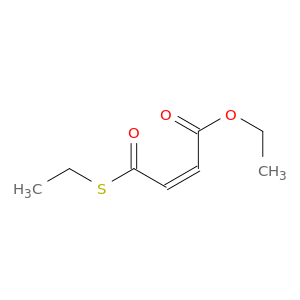 2-Butenoic acid, 4-(ethylthio)-4-oxo-, ethyl ester, (Z)-
