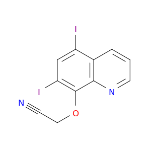 Acetonitrile, [(5,7-diiodo-8-quinolinyl)oxy]-