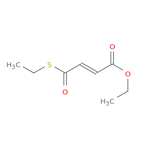 2-Butenoic acid, 4-(ethylthio)-4-oxo-, ethyl ester, (E)-