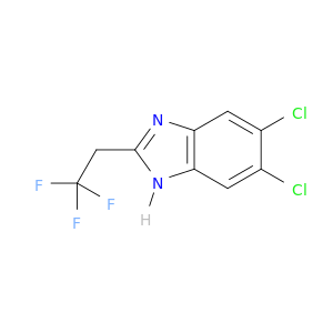 5,6-DICHLORO-2-(2,2,2-TRIFLUOROETHYL)-1H-BENZO[D]IMIDAZOLE