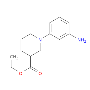 3-Piperidinecarboxylicacid, 1-(3-aminophenyl)-, ethyl ester