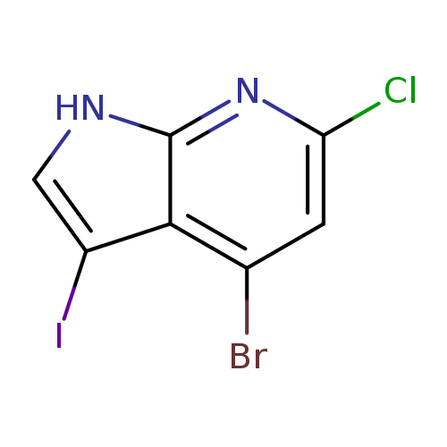 4-Bromo-6-chloro-3-iodo-1H-pyrrolo[2,3-b]pyridine