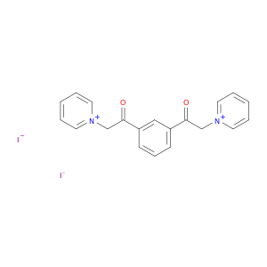 Pyridinium, 1,1'-[1,3-phenylenebis(2-oxo-2,1-ethanediyl)]bis-, diiodide