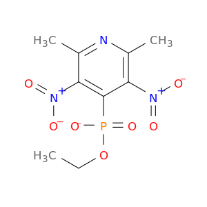Phosphonic acid, (2,6-dimethyl-3,5-dinitro-4-pyridinyl)-, monoethyl ester