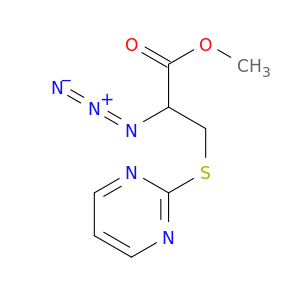 Propanoic acid, 2-azido-3-(2-pyrimidinylthio)-, methyl ester