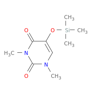 2,4(1H,3H)-Pyrimidinedione, 1,3-dimethyl-5-[(trimethylsilyl)oxy]-