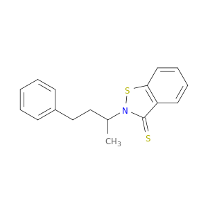 1,2-Benzisothiazole-3(2H)-thione, 2-(1-methyl-3-phenylpropyl)-